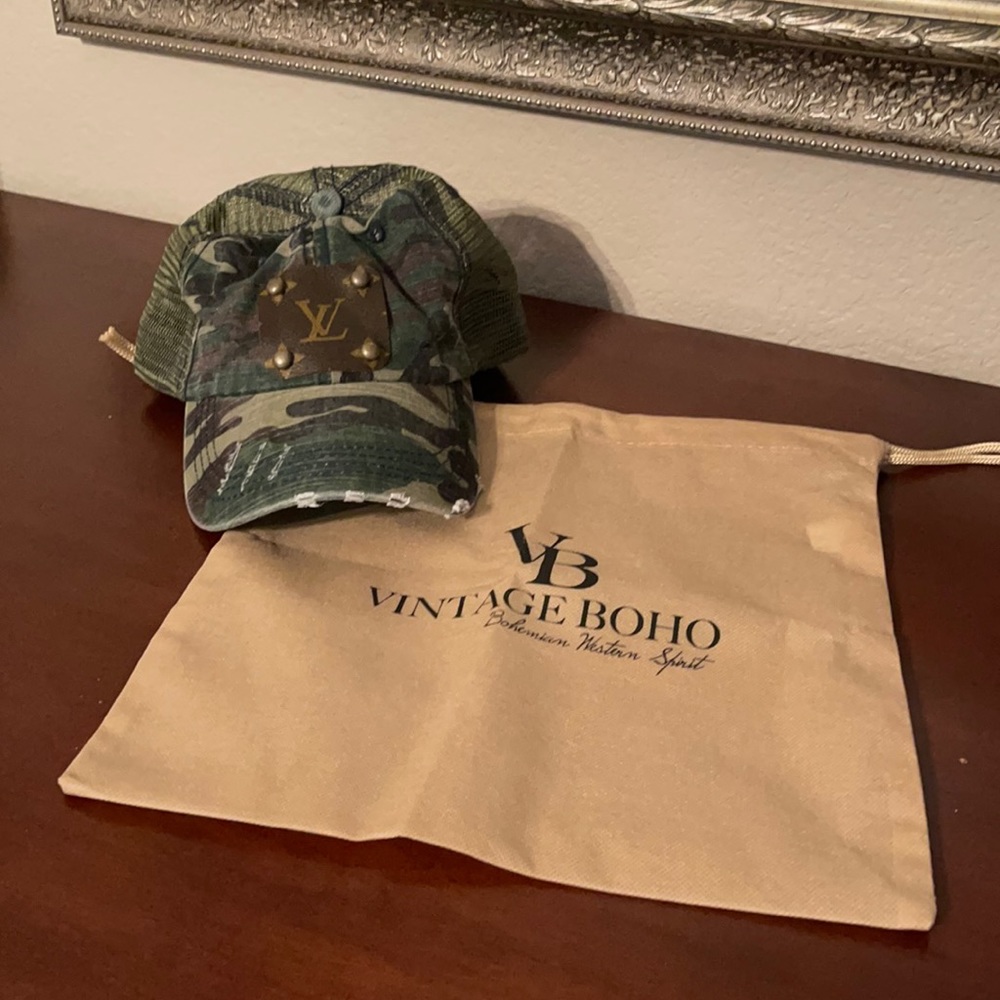 Vintage Boho camo hat